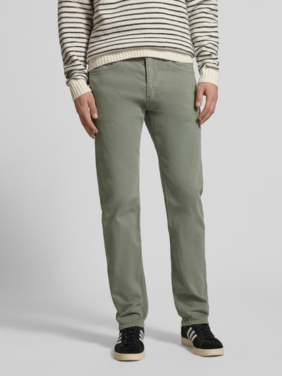 Levi's® Tapered Fit Jeans aus Baumwoll-Mix Modell '502®' Rauchblau 4