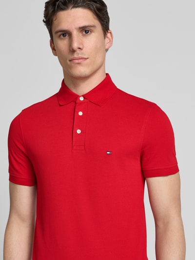 Tommy Hilfiger Koszulka polo o kroju slim fit z wyhaftowanym logo model ‘1985’ Czerwony 3