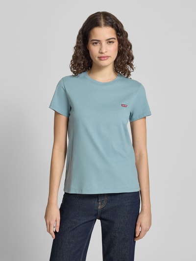 Levi's® t-shirt o kroju regular fit z czystej bawełny Oceaniczny 4