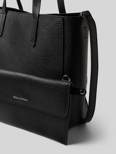 Marc O'Polo Shopper van echt rundleer Zwart - 3
