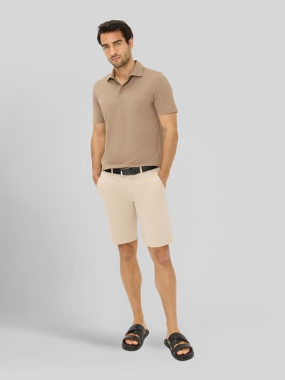 Brax Regular Fit Chinoshorts aus Baumwoll-Mix Modell 'BOZEN' Beige 1