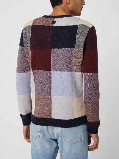 Colours & Sons Pullover aus Wollmischung Bordeaux 5