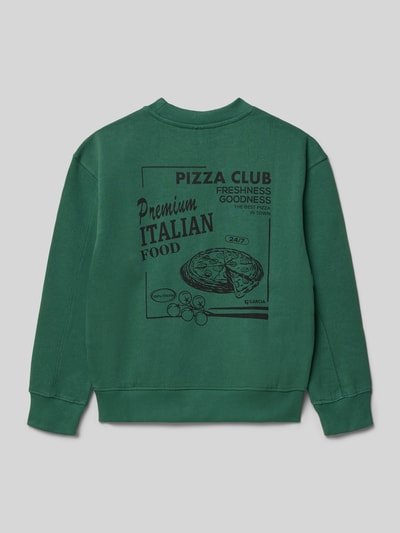 Garcia Sweatshirt mit gerippten Abschlüssen Lagune 3