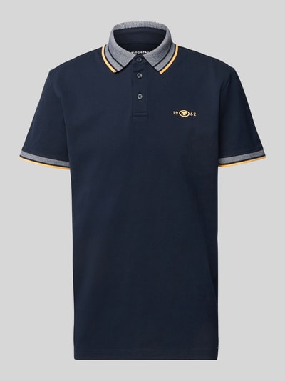 Tom Tailor Regular Fit Poloshirt mit Kontraststreifen Marine 2