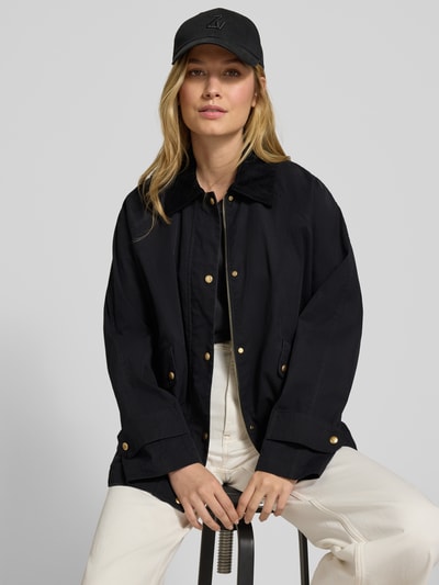 Marc O'Polo Relaxed Fit Barn Jacket aus hochwertigem Canvas Black 3