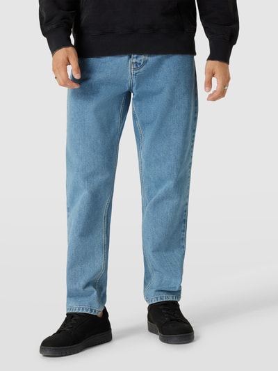 Carhartt Work In Progress Jeans mit Label-Patch Modell 'Newel' Jeansblau 4