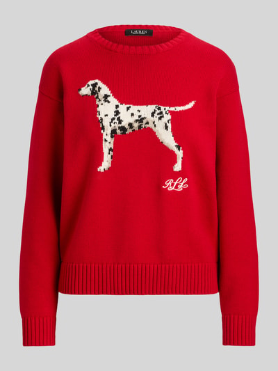 Lauren Ralph Lauren Pullover mit Dalmatiner-Motiv Rot 2