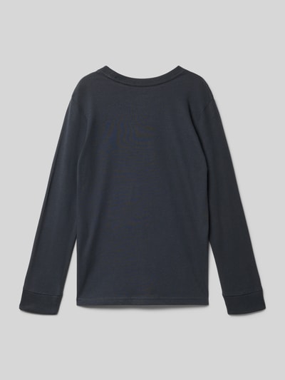 Quiksilver Shirt met lange mouwen en labelprint Zwart - 3