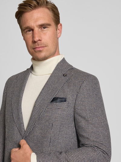 Carl Gross 2-Knopf-Sakko mit Reverskragen Modell 'Theo' Dunkelblau 3