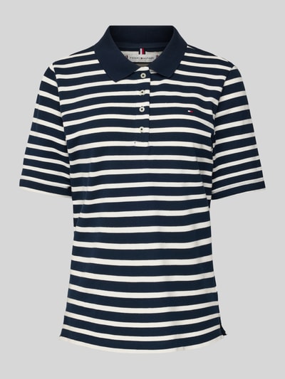 Tommy Hilfiger Koszulka polo o kroju regular fit z wyhaftowanym logo model ‘1985’ Granatowy 2