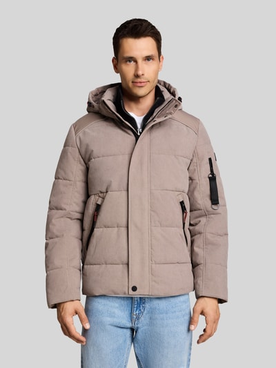 Tom Tailor Steppjacke mit Ärmeltasche Taupe 4
