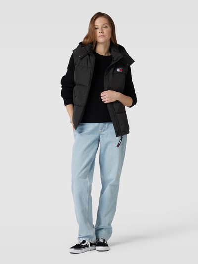 Tommy Jeans Steppweste mit Label-Patch Modell 'ALASKA' Black 1