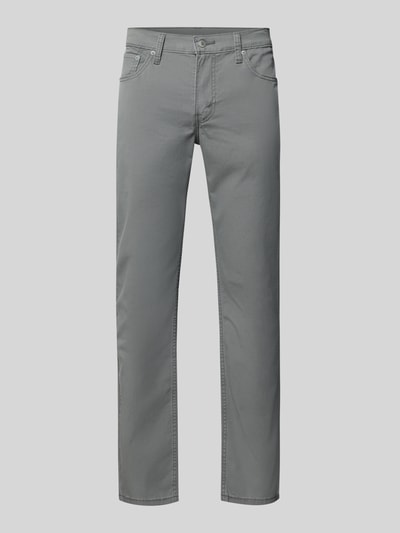 Produktfoto, graue Slim Fit Jeans im 5-Pocket-Design Modell '511®' von Levi's®, Baumwoll-Mix mit Stretch-Anteil, strukturierte Oberfläche