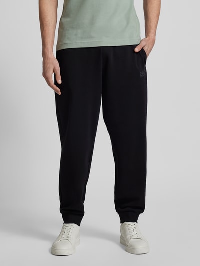 EA7 Emporio Armani Relaxed Fit Sweatpants mit Label-Print Modell 'TRAIN VISIBILTY' Black 4