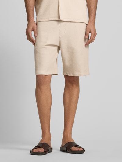 MCNEAL Shorts mit elastischem Bund und Tunnelzug Beige 4