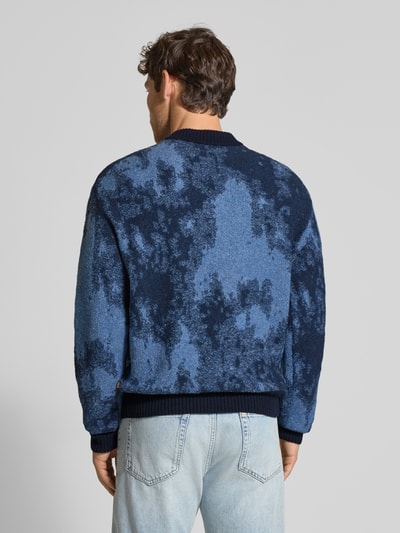 BOSS Orange Loose Fit Strickpullover mit Woll-Anteil Modell 'KRADAR' Marine 5