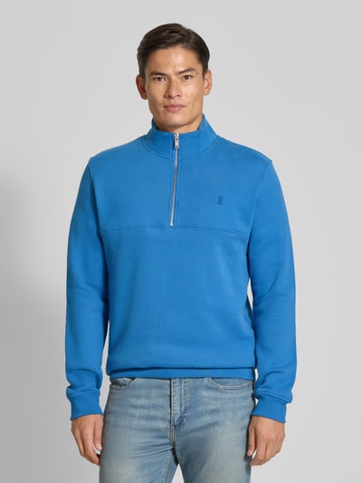 Armedangels Regular Fit Troyer aus reine Baumwolle Modell 'WAARLO' Royal 4