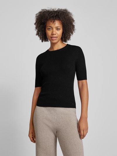 Marc Cain Gebreide pullover met 1/2-mouwen Zwart - 4