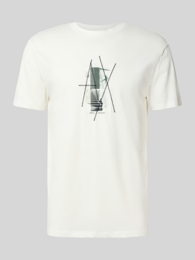 ARMANI EXCHANGE T-shirt z nadrukiem z motywem z logo Biały 2