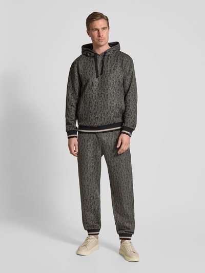 EA7 Emporio Armani Sweatpants mit elastischem Bund Black 1