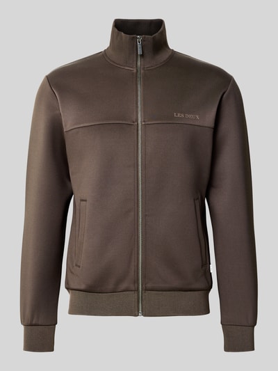 Les Deux Jacke mit Stehkragen Modell 'Ballier Track' Mittelbraun 2