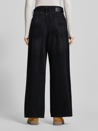 G-Star RAW Jeansy High Loose Fit z detalem z logo model 'Skater' Czarny 5