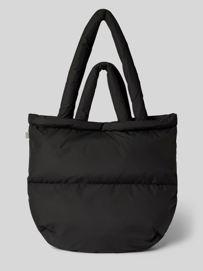 MADS NØRGAARD Handtasche mit Label-Detail und Steppnähten Black 4