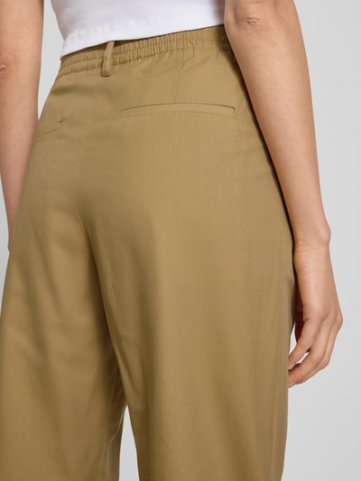 Drykorn Spodnie materiałowe z kieszeniami z tyłu model ‘DISPATCH’ Camel 3