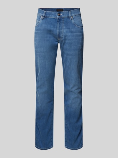 bugatti Straight Leg Jeans im 5-Pocket-Design Blau 2