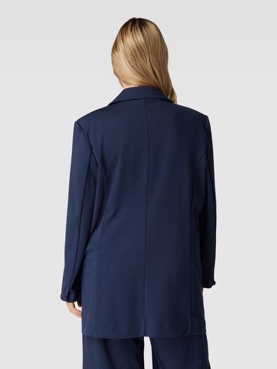 Fransa Plus PLUS SIZE blazer met klepzakken, model 'Blenda' Marineblauw - 5