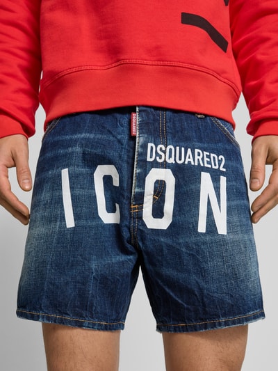 Dsquared2 Regular Fit Jeansshorts aus Baumwolle Blau 3