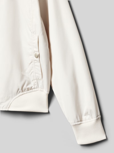 Produktfoto, Regular Fit Jacke mit Stehkragen Modell 'Zaymi' von CARS JEANS in Creme mit Eingrifftasche, Druckknopf und elastischem Bund