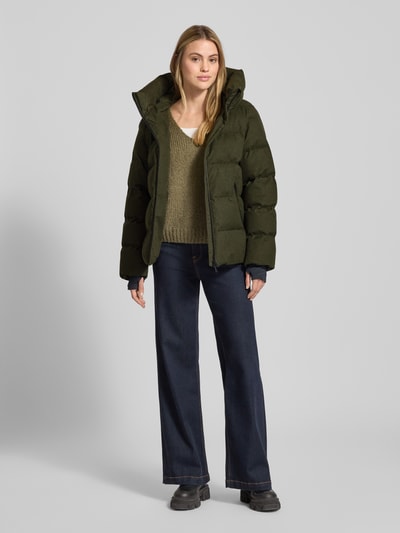 Blonde No. 8 Gewatteerd jack met capuchon Donkergroen - 1