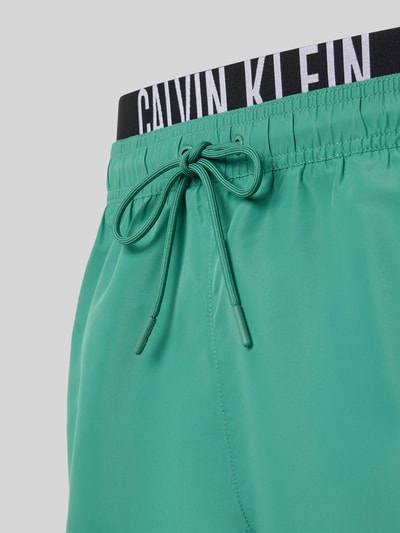 Calvin Klein Underwear Zwembroek met elastische band Donkergroen - 2