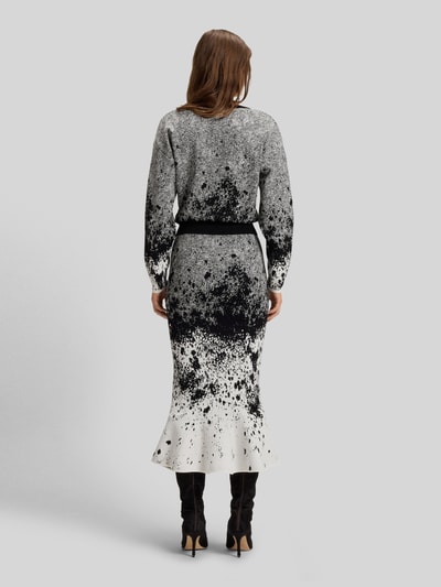 BOSS Nauwsluitende midirok van viscosemix, model 'FORANDINA' Zwart - 5