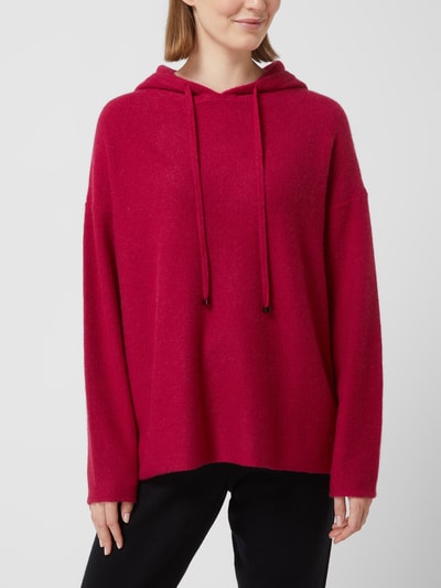 (The Mercer) N.Y. Hoodie van kasjmier  Fuchsia - 4