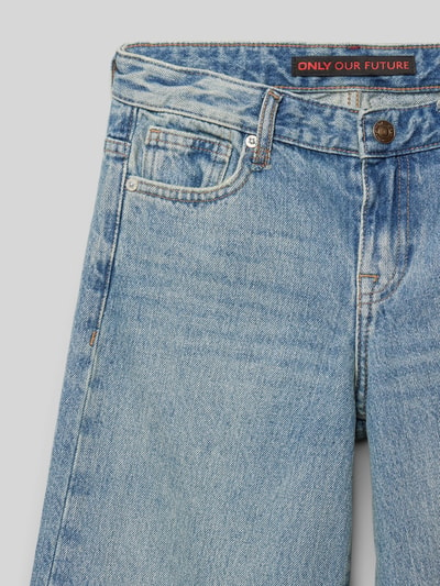 Only Baggy Jeans aus Baumwoll-Mix Modell 'BROOME' Blau 2