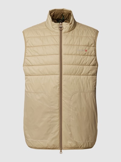 Barbour Steppweste mit Zweiwege-Reißverschluss Modell 'SHORELINE GILET' Weiss 2