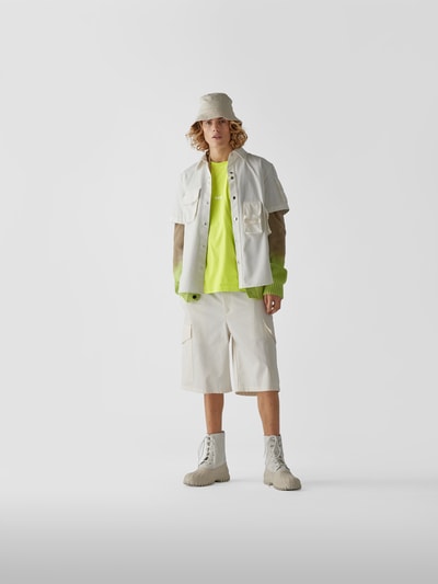 MSGM T-Shirt mit Brand-Print Apfelgrün 1