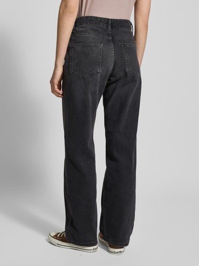 Only Loose fit jeans van puur katoen, model 'ELLA' Metallic zwart - 5