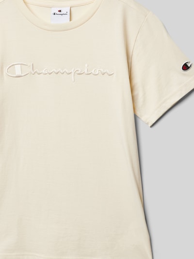 CHAMPION T-shirt met ronde hals Ecru - 2