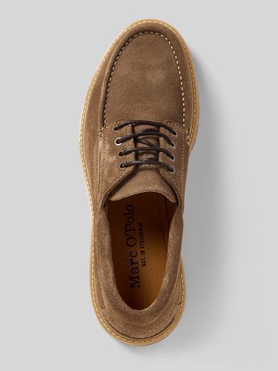 Marc O'Polo Veterschoenen van echt runderleer Taupe - 3