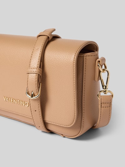 VALENTINO BAGS Torebka z detalem z logo model ‘SPECIAL MARTU’ Beżowy 2