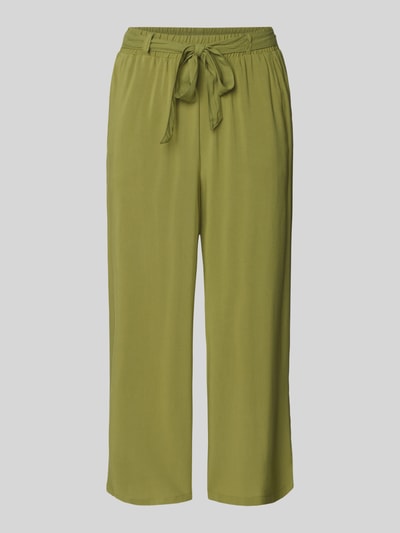 Soyaconcept Culotte van viscose met strikceintuur Groen - 2
