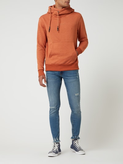 ALIFE & Kickin Hoodie met logo, model 'Johnson' Oranje - 1