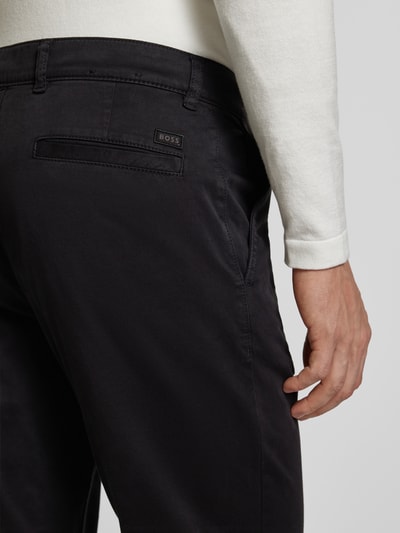 BOSS Orange Regular Fit Chino mit Gürtelschlaufen Black 3