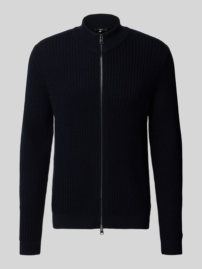 Cinque Strickjacke mit Reißverschluss Modell 'FABIAN' Dunkelblau 2