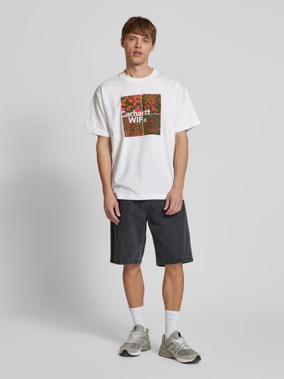 Carhartt Work In Progress Jeansshorts mit Eingrifftaschen Modell 'LANDON' Black 1