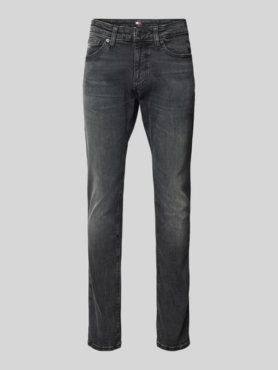 Tommy Jeans Slim fit jeans in 5-pocketmodel, model 'SCANTON' Zwart - 2