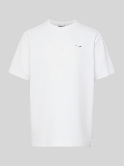 G-Star RAW Regular fit T-shirt met structuurpatroon Wit - 2
